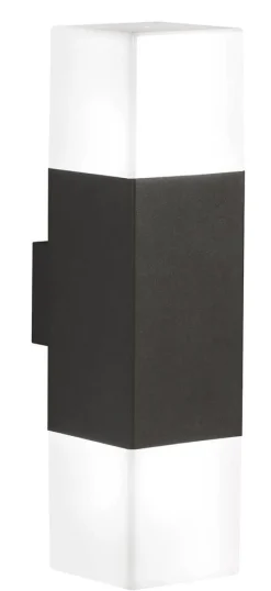 Ulkovalaisimet^Trio Lighting seinävalaisin Hudson 2-os E14 antrasiitti