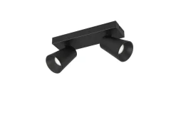 Sisustusvalaisimet^Trio Lighting spottivalaisin Sharp 2-os GU10 mattamusta/kult