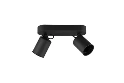 Sisustusvalaisimet^Trio Lighting spottivalaisin Pago 2-os GU10 mattamusta