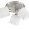 Sisustusvalaisimet^Trio Lighting spottivalaisin Tommy 3-os E14 harjattu teräs/v
