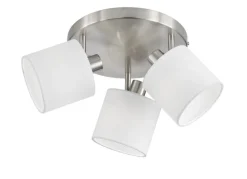 Sisustusvalaisimet^Trio Lighting spottivalaisin Tommy 3-os E14 harjattu teräs/v