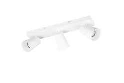 Sisustusvalaisimet^Trio Lighting spottivalaisin Sharp 3-os GU10 mattavalkoinen/