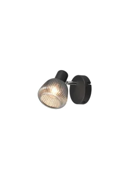 Sisustusvalaisimet^Trio Lighting spottivalaisin Tarifa 1-os E14 mattamusta/krom