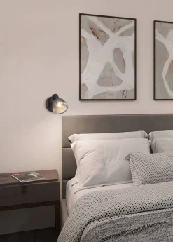 Sisustusvalaisimet^Trio Lighting spottivalaisin Tarifa 1-os E14 mattamusta/krom