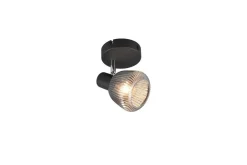 Sisustusvalaisimet^Trio Lighting spottivalaisin Tarifa 1-os E14 mattamusta/krom