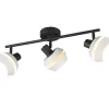 Sisustusvalaisimet^Trio Lighting spottivalaisin Isla 3-os E14 lämmin harmaa/mat