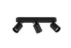 Sisustusvalaisimet^Trio Lighting spottivalaisin Pago 3-os GU10 mattamusta