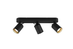 Sisustusvalaisimet^Trio Lighting spottivalaisin Pago 3-os GU10 mattamusta