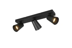 Sisustusvalaisimet^Trio Lighting spottivalaisin Sharp 3-os GU10 mattamusta/kult