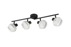 Sisustusvalaisimet^Trio Lighting spottivalaisin Isla 4-os E14 lämmin harmaa/mat