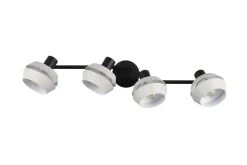 Sisustusvalaisimet^Trio Lighting spottivalaisin Isla 4-os E14 lämmin harmaa/mat