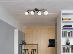 Sisustusvalaisimet^Trio Lighting spottivalaisin Isla 4-os E14 lämmin harmaa/mat