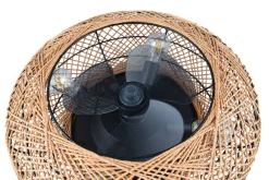 Sisustusvalaisimet^Trio Lighting tuuletinkattovalaisin Lillesand 4xE27 mattamus