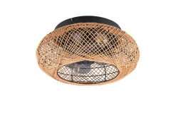 Sisustusvalaisimet^Trio Lighting tuuletinkattovalaisin Lillesand 4xE27 mattamus