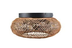 Sisustusvalaisimet^Trio Lighting tuuletinkattovalaisin Lillesand 4xE27 mattamus