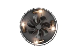 Sisustusvalaisimet^Trio Lighting tuuletinkattovalaisin Trondheim 4xE27 mattamus