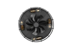 Sisustusvalaisimet^Trio Lighting tuuletinkattovalaisin Trondheim 4xE27 mattamus