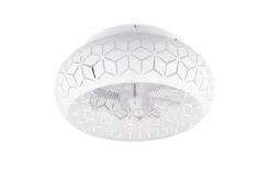 Sisustusvalaisimet^Trio Lighting tuuletinkattovalaisin Bidar 3xE27 mattavalkoin