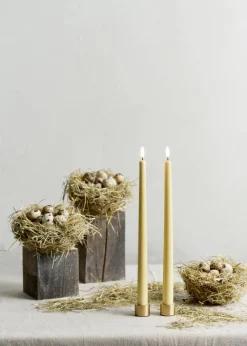 Lyhdyt Ja Kynttilänjalat^Uyuni kynttilänjalka kruunukynttilälle 3,25x2,32 cm Matte Br