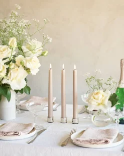 Lyhdyt Ja Kynttilänjalat^Uyuni kynttilänjalka kruunukynttilälle 3,25x2,32 cm Chrome 2