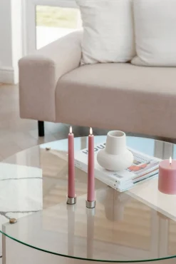 Lyhdyt Ja Kynttilänjalat^Uyuni kynttilänjalka kruunukynttilälle 3,25x2,32 cm Chrome 2