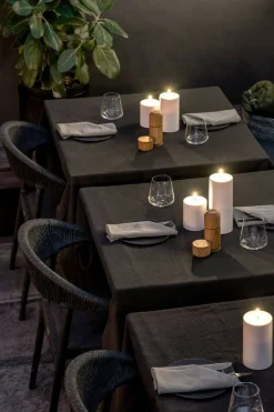 Koriste- Ja Kausivalot^Uyuni LED kynttilä ulkokäyttöön 8,4x10 cm valkoinen