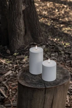 Koriste- Ja Kausivalot^Uyuni LED kynttilä ulkokäyttöön 8,4x10 cm valkoinen