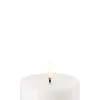 Koriste- Ja Kausivalot^Uyuni LED pöytäkynttilä 7,8x10 cm valkea smooth