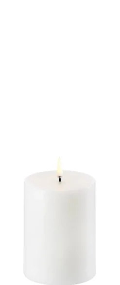 Koriste- Ja Kausivalot^Uyuni LED pöytäkynttilä 7,8x10 cm valkea smooth