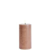 Koriste- Ja Kausivalot^Uyuni LED pöytäkynttilä 7,8x15 cm caramel rustiikki