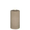 Koriste- Ja Kausivalot^Uyuni LED-kynttilä 7,8x15 cm Sandstone Rustic