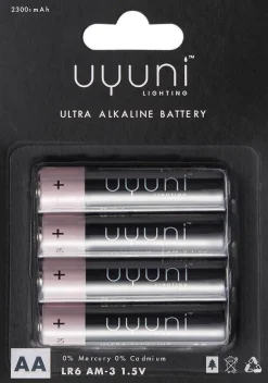 Paristot|Lamput Ja Valaisintarvikkeet^Uyuni paristo AA 1,5V 2300mAh 4 kpl/pkt