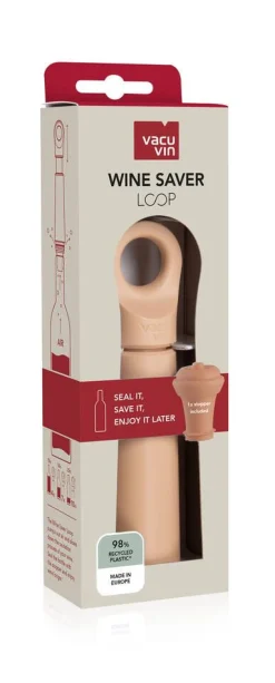 Juoma- Ja Baaritarvikkeet^Vacuvin viinipumppu ja korkki Loop Terra