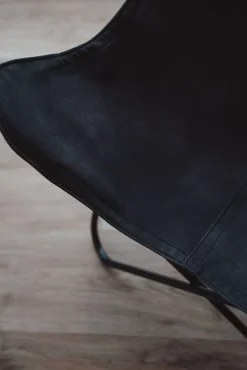 Huonekalut^Varax Lepakkokangas 36A musta keinonahka