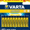 Paristot|Lamput Ja Valaisintarvikkeet^ Varta Longlife aaa 10kpl
