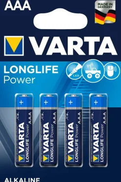 Paristot|Lamput Ja Valaisintarvikkeet^ Varta Longlife Power AAA 4kpl