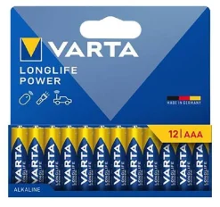 Paristot|Lamput Ja Valaisintarvikkeet^Varta paristo Longlife Power AAA 12 kpl