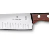 Veitset Ja Leikkuulaudat^Victorinox Santoku 17 cm ovaalihiottu puukahvalla