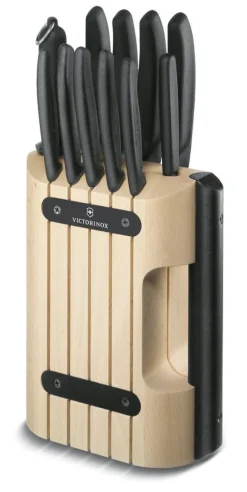 Veitset Ja Leikkuulaudat^Victorinox Veitsitukki  11-osaa Swiss Classic