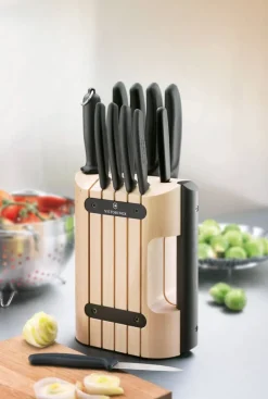 Veitset Ja Leikkuulaudat^Victorinox Veitsitukki  11-osaa Swiss Classic