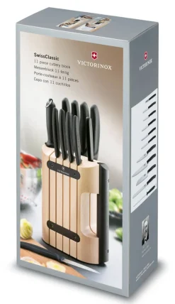Veitset Ja Leikkuulaudat^Victorinox Veitsitukki  11-osaa Swiss Classic