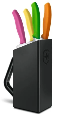 Veitset Ja Leikkuulaudat^Victorinox Veitsitukki SwissClassic musta