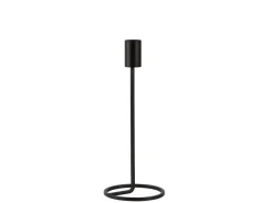 Lyhdyt Ja Kynttilänjalat^Villa Collection kynttilänjalka 23,5 cm musta rauta