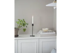 Lyhdyt Ja Kynttilänjalat^Villa Collection kynttilänjalka 23,5 cm musta rauta