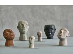 Koriste-Esineet^Villa Collection Talvik veistos 23 cm sementti ruskeanharmaa