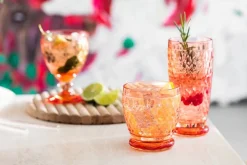 Astiat^Villeroy&Boch Boston Coloured Juomalasi 100 mm 0,2l Apricot