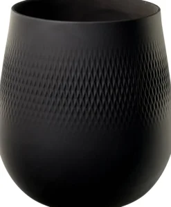 Maljakot Ja Ruukut^Villeroy&Boch Collier Vaasi 20,5x20,5x22,5cm musta