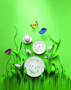 Pääsiäinen^Villeroy&Boch Colourful Life Spring lautanen 21 cm