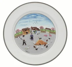 Astiat^Villeroy&Boch Design Naif Lautanen 27cm Poultry farm