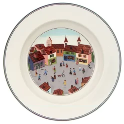 Astiat^Villeroy&Boch Design Naif Syvä lautanen 21cm Village